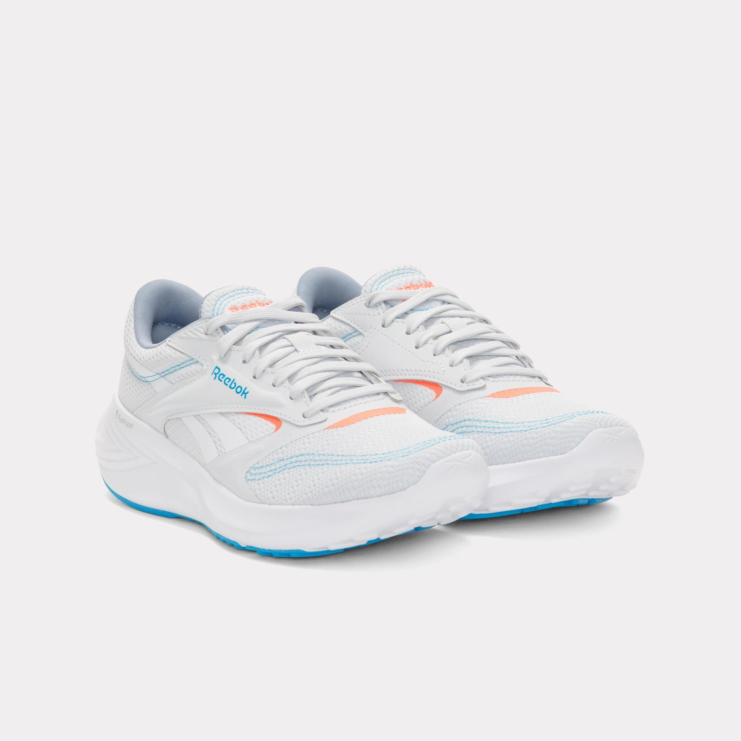 Reebok Footwear Women Energen Tech 2 Running Shoes MOON/FLASH ORANGE/FUTURE CYAN Shoes To Run In The Snow
