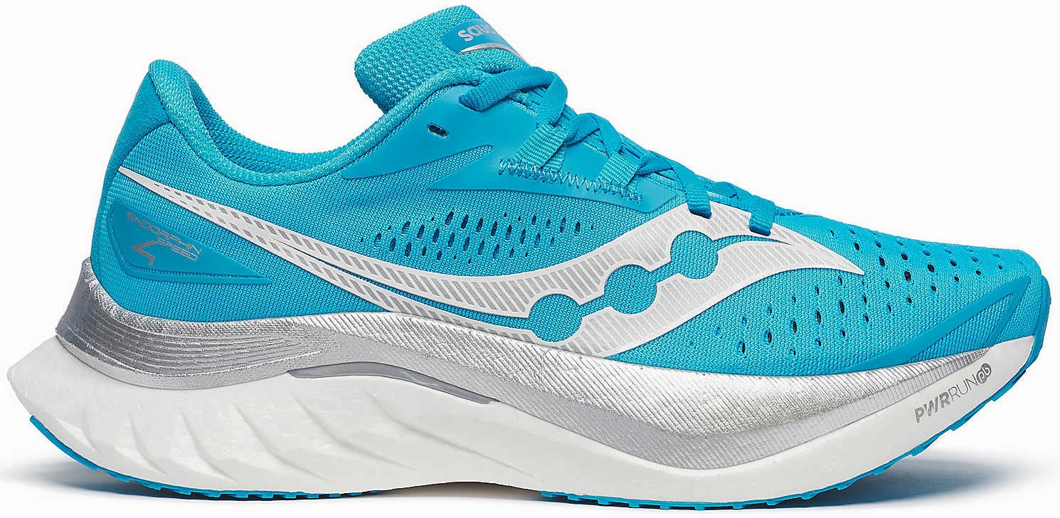 High Heel Running Shoes Saucony Endorphin Speed 4 Womens Running Shoes - Blue