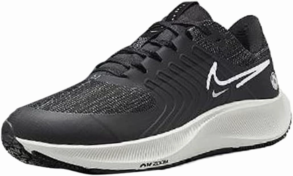 Nike Men's AIR Zoom Pegasus 38 Shield Shoes, Black/Platinum Tint, 10 Nike Jordan Flight Shoes