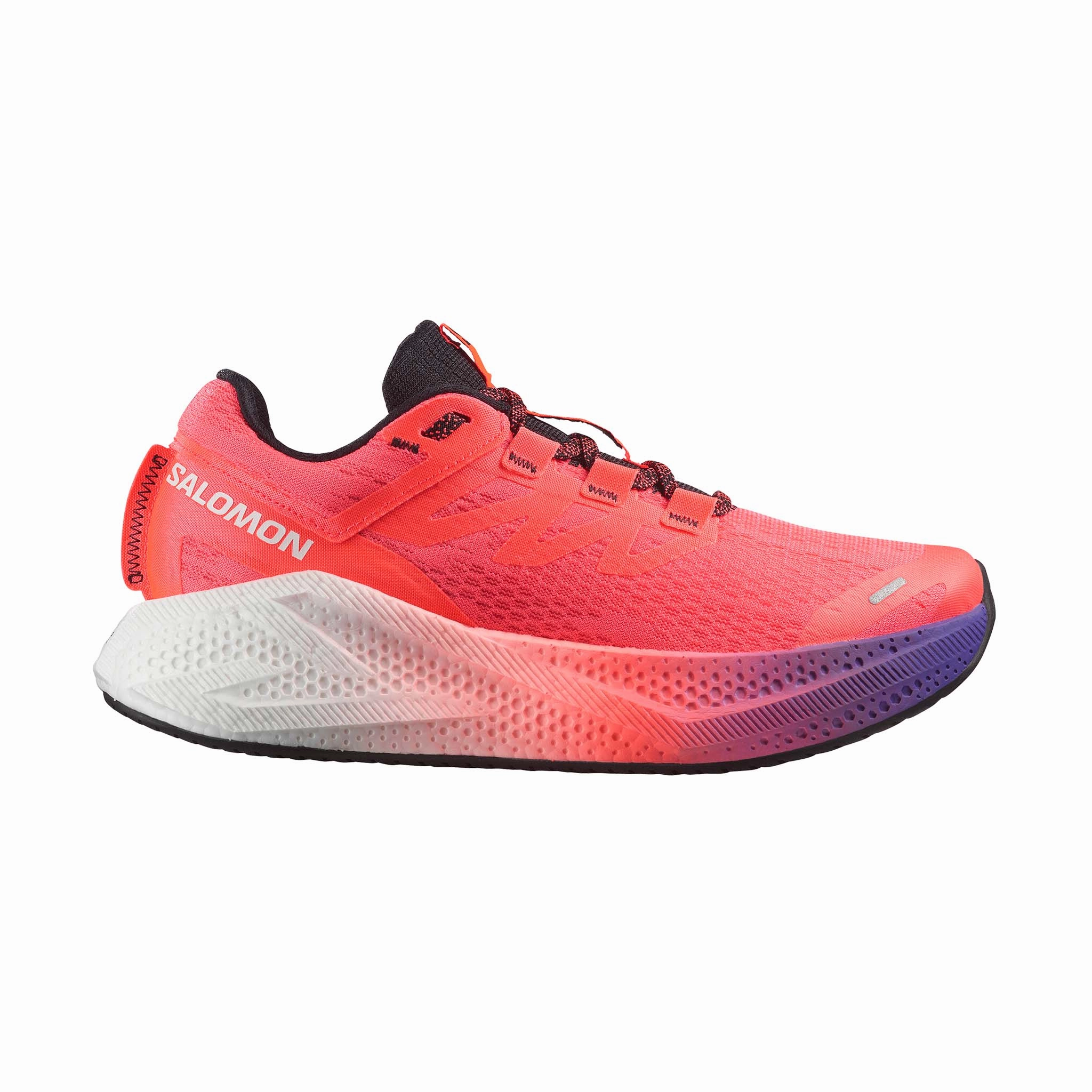 Salomon | Women's Aero Glide 3 Running Shoes - Neon Flame/White/Black Best Stability Running Shoes 2025