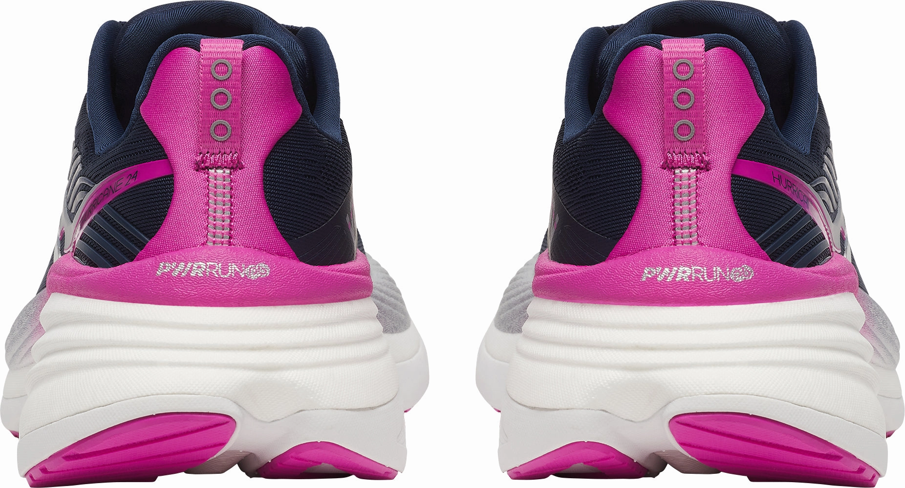 Running High Top Shoes Saucony Hurricane 24 Womens Running Shoes - Blue