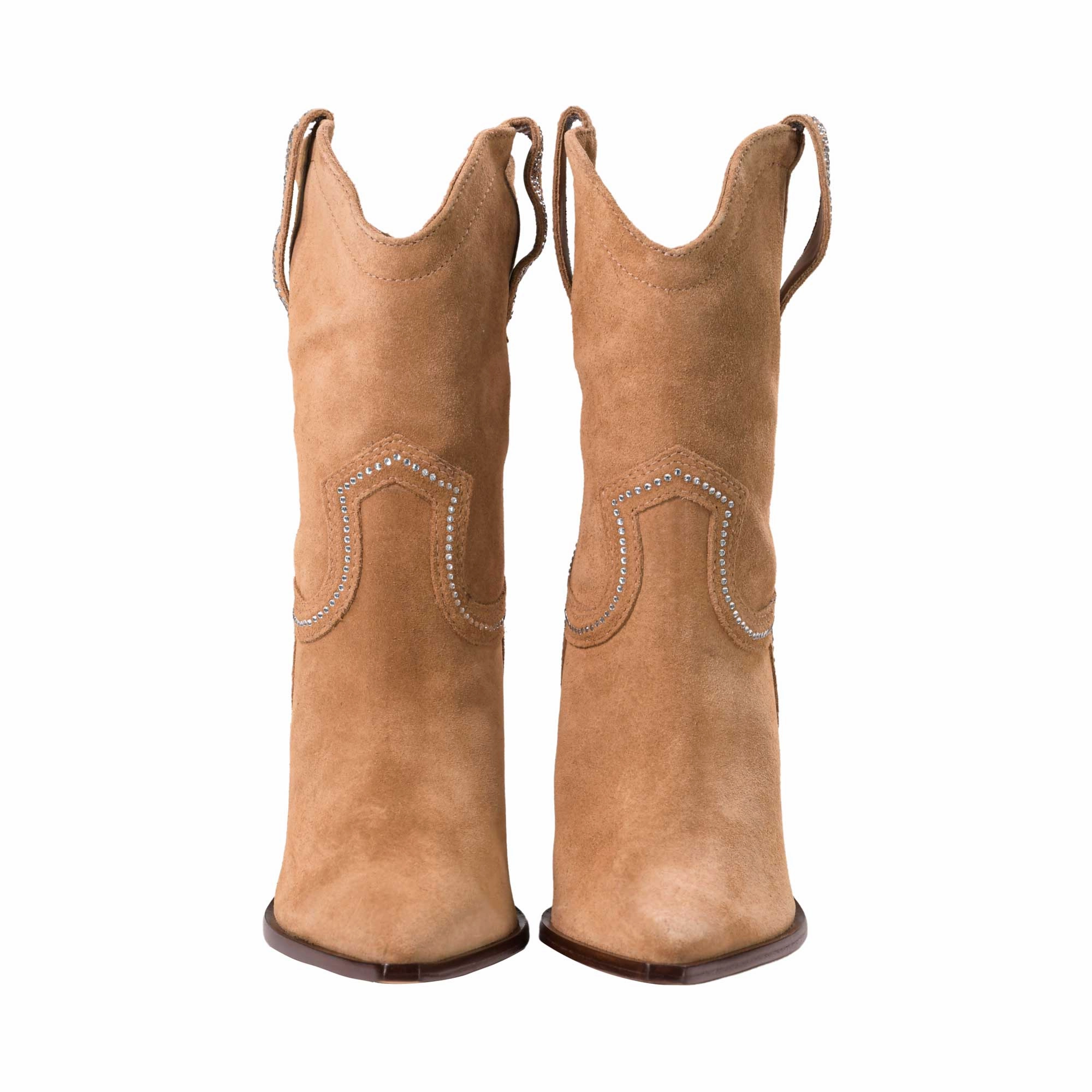 All Saints Spitalfields Boots Schutz Women's Brown Woody Suede Western Boot