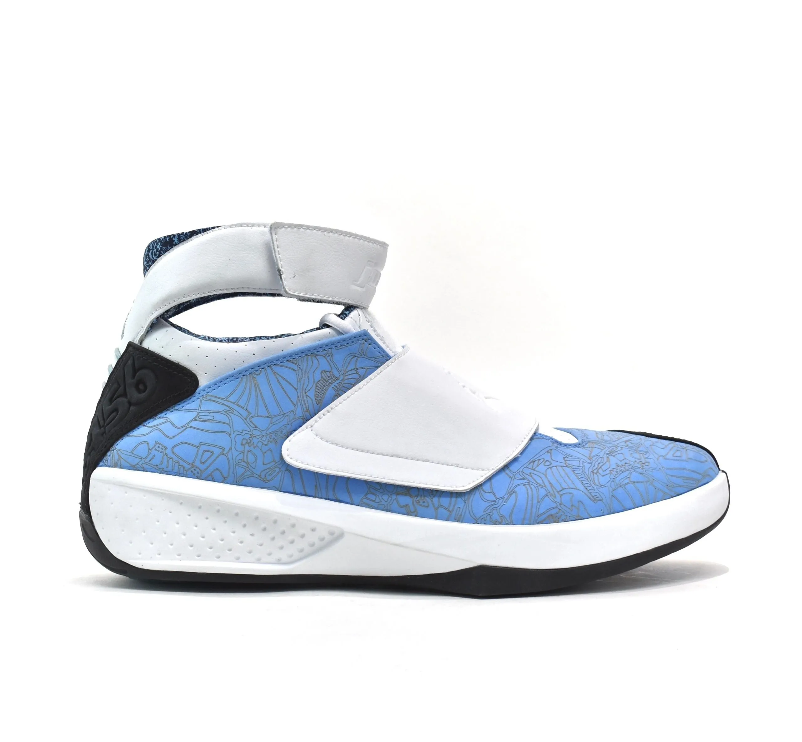 Mcqueen Sneakers Nike Air Jordan 20 XX West Coast Carolina Blue NEW w/ Extras Size 11.5