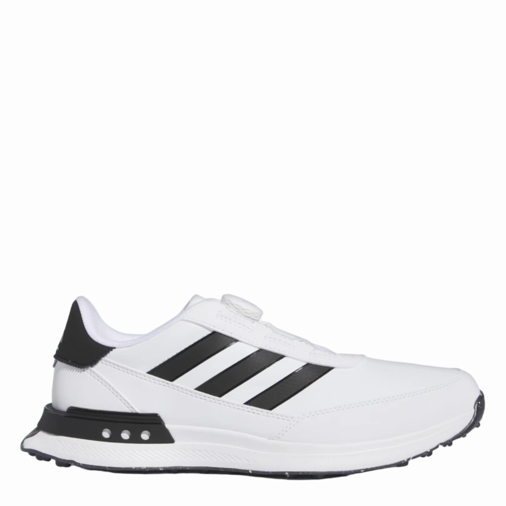 Waterproof Shoe Coating Adidas Men`s S2G Spikeless BOA Wide Golf Shoes - Cloud White/Core Black/Cloud