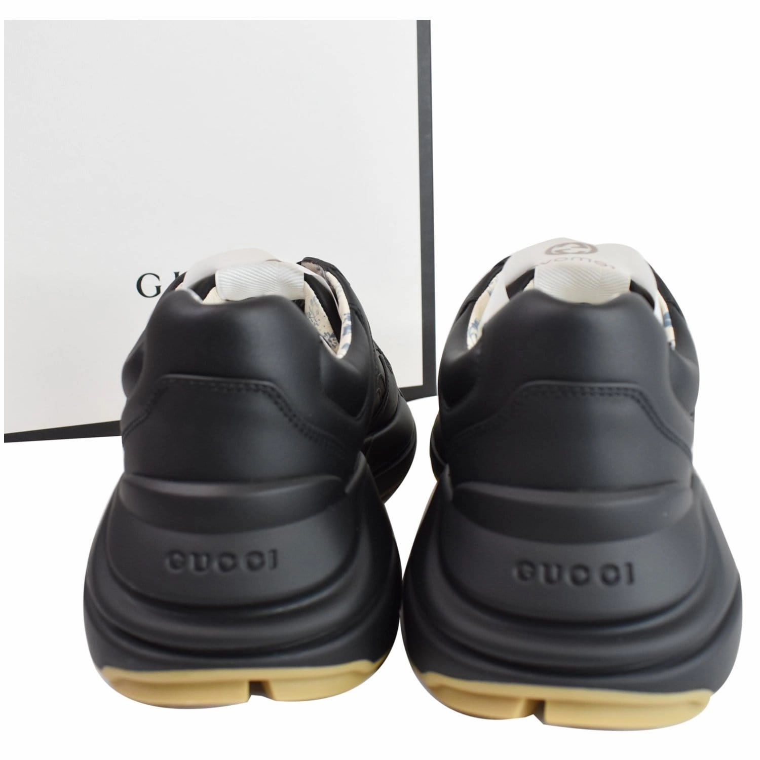 Gucci Rhyton LA Angels Leather Sneakers Black 548637 US 9 Sorel Kinetic Sneakers