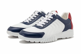 Challenge 09 White|Blue|Red  Men's Golf Shoes  CH009 01 Waterproof Shoe Repair Glue
