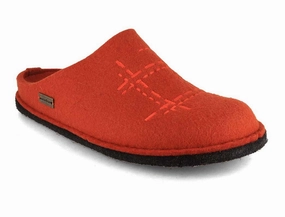 HAFLINGER Women Felt Slippers 'Flair Crossroad', fox Best Amazon Slippers