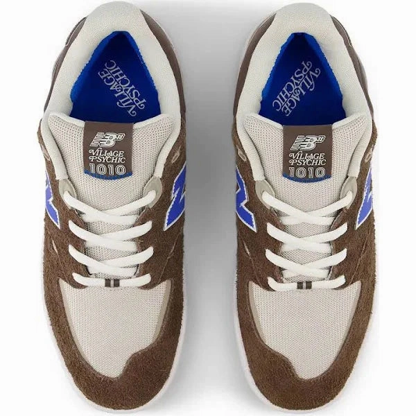 Authentic Sf Trippy Floral Skate Shoes New Balance Numeric Tiago Lemos 1010 Village Psychic Grey Blue Shoes