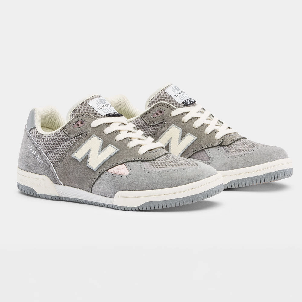 New Balance Numeric X  Lost Art 'Tom Knox 600' Skate Shoes (Grey / Grey) Great Skate