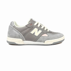 New Balance Numeric X  Lost Art 'Tom Knox 600' Skate Shoes (Grey / Grey) Theory Skate Shoes