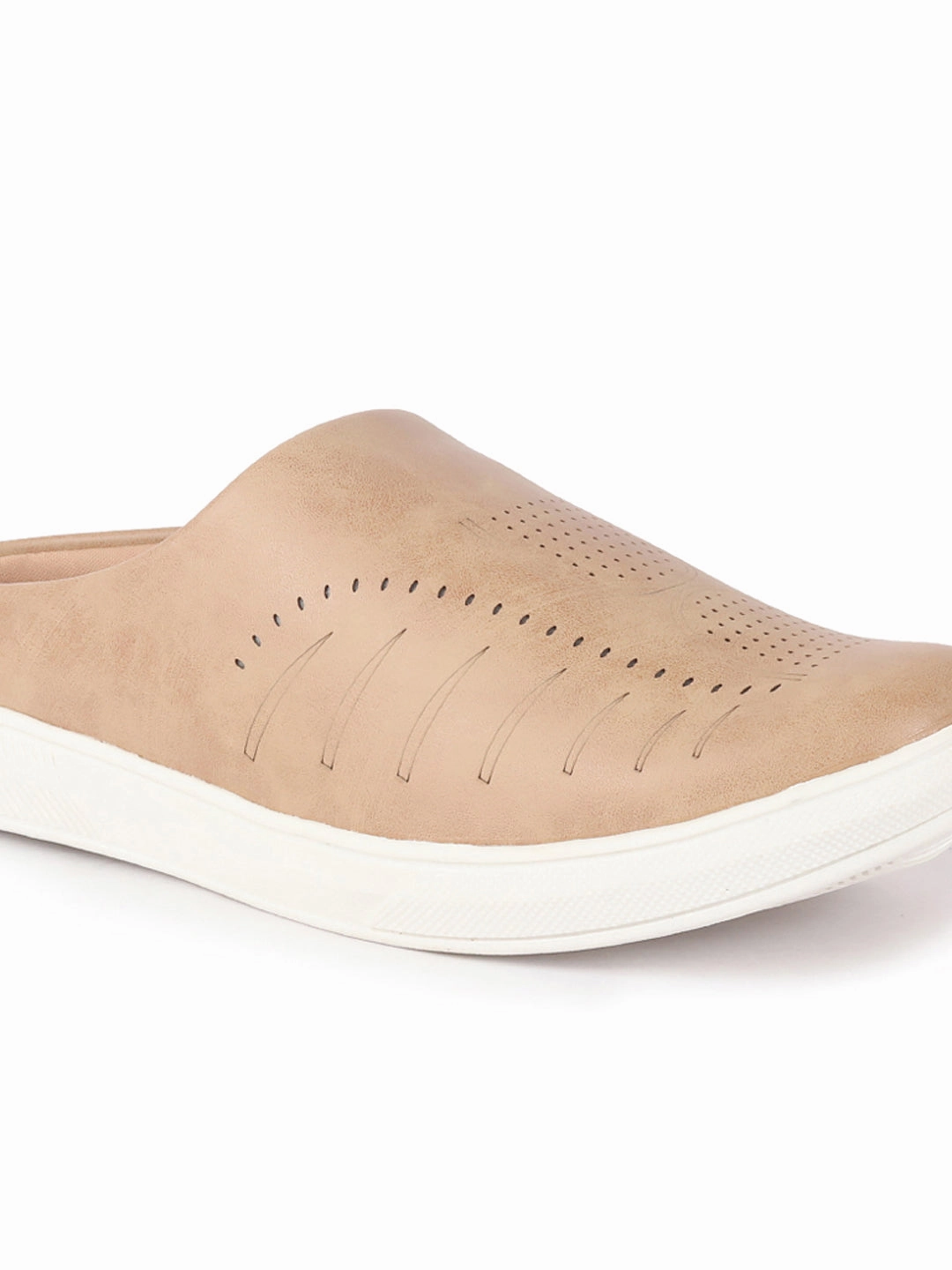 Men Chikku Back Open Stylish Design Slip On Shoes Narrow Width Casual Shoes