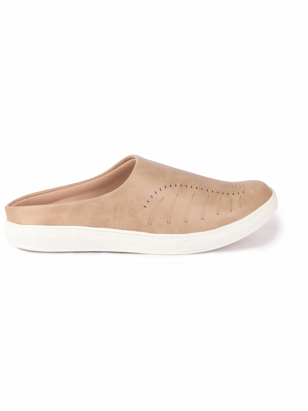 Men Chikku Back Open Stylish Design Slip On Shoes Casual Shoe