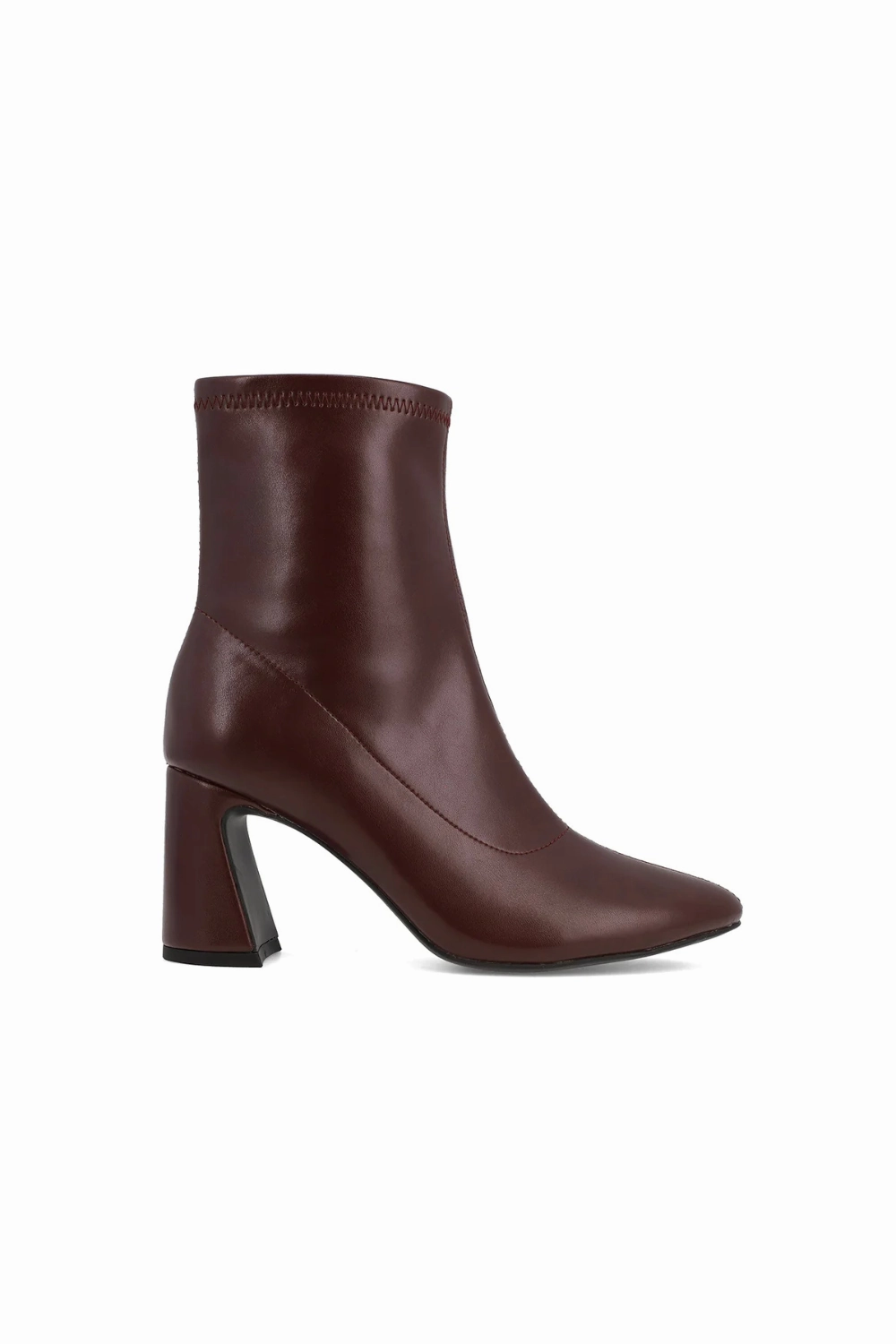 MIA Thiva Booties for Women in Burgundy | MH2426607-BURGANDY Silver Metallic Boots