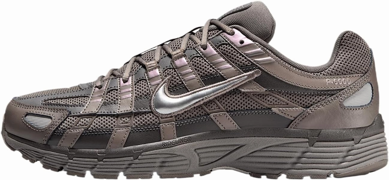 Nike Skater Shoes Nike P-6000 Men's Shoes (CD6404-202, Cave Stone/Medium Ash/Flat Pewter/Metallic Silver)