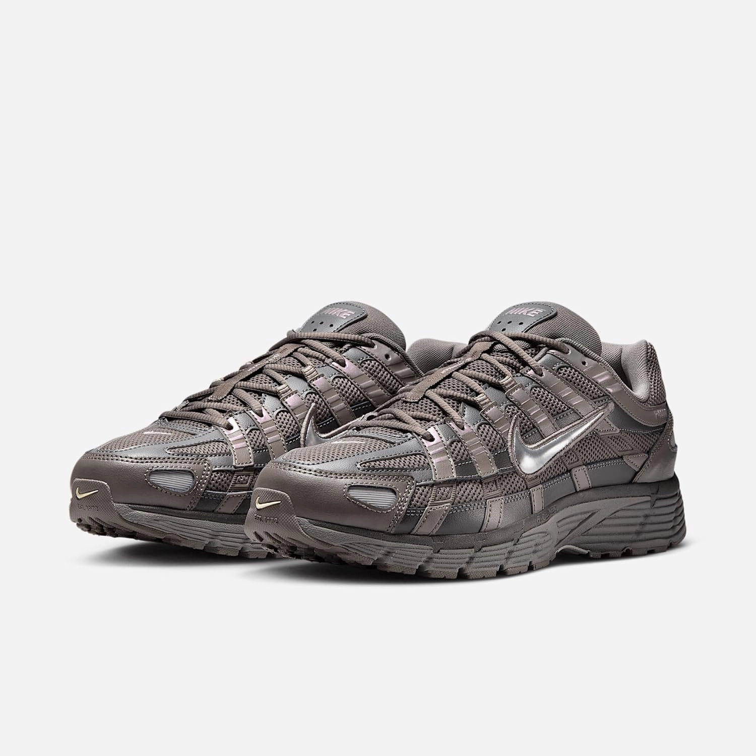 Nike P-6000 Men's Shoes (CD6404-202, Cave Stone/Medium Ash/Flat Pewter/Metallic Silver) Nike Collection Shoes