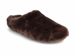 LIVING KITZBHEL Women 'Lambskin Slippers', brown Convertible Slippers