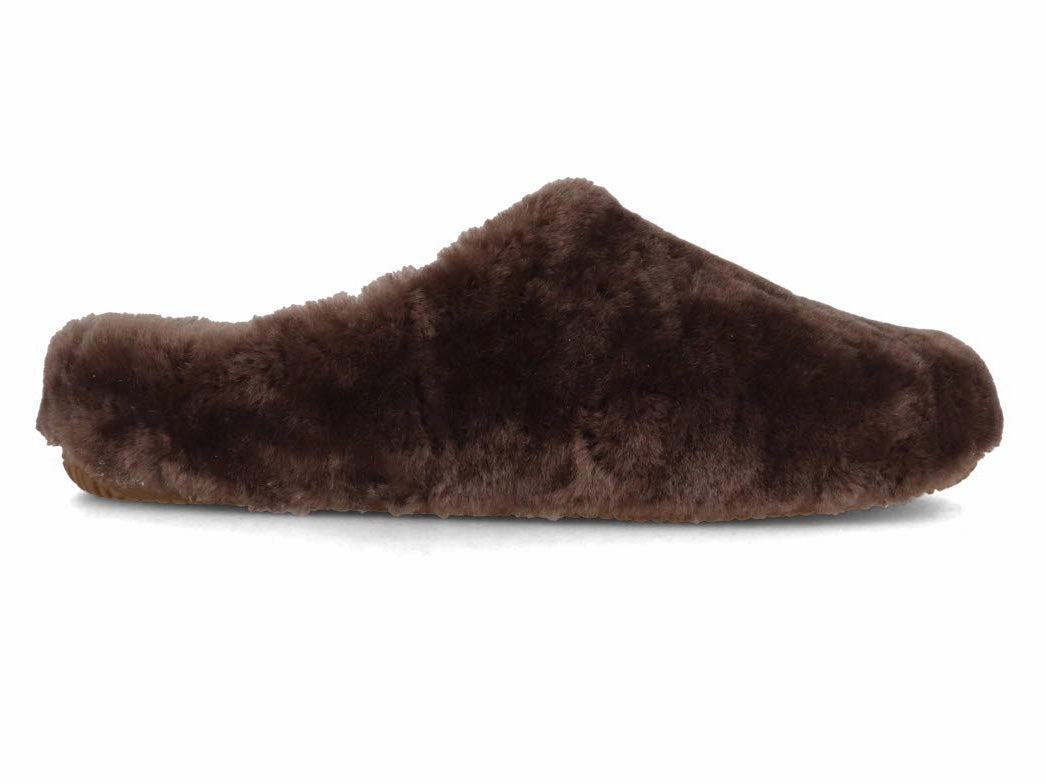 LIVING KITZBHEL Women 'Lambskin Slippers', brown Yankees Slippers