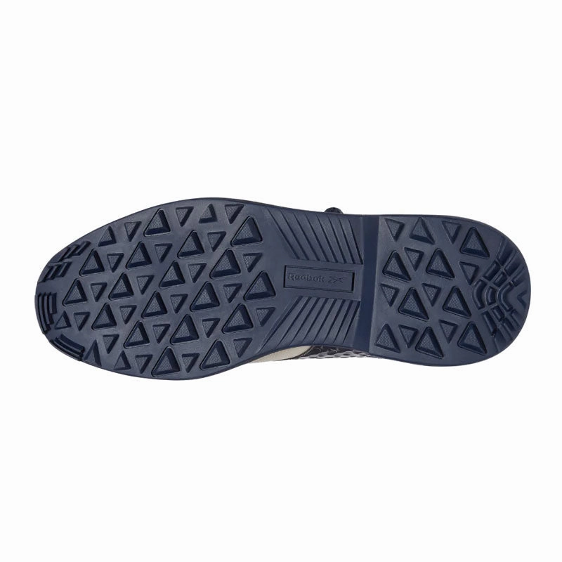 MANORS x Reebok OG Pump Golf Men's Spikeless Shoes (Beige/Navy) Waterproof Shoes For Snowshoeing