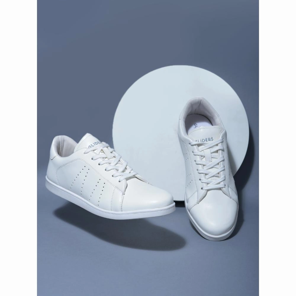 Gliders Casual White Lacing Sneakers For Men ANDERSON By Liberty Gel-nyc 2055 Casual Shoes