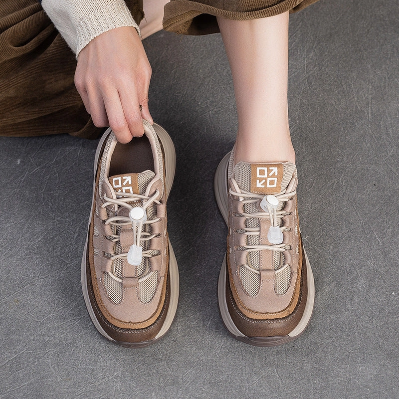 Sneakers For Flat Feet Women's Fashion Breathable Mesh Casual Sneakers