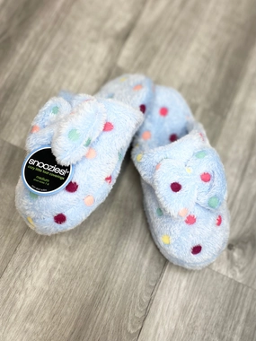 Snoozies Hello Dottie Scuff Slippers Rider Slippers