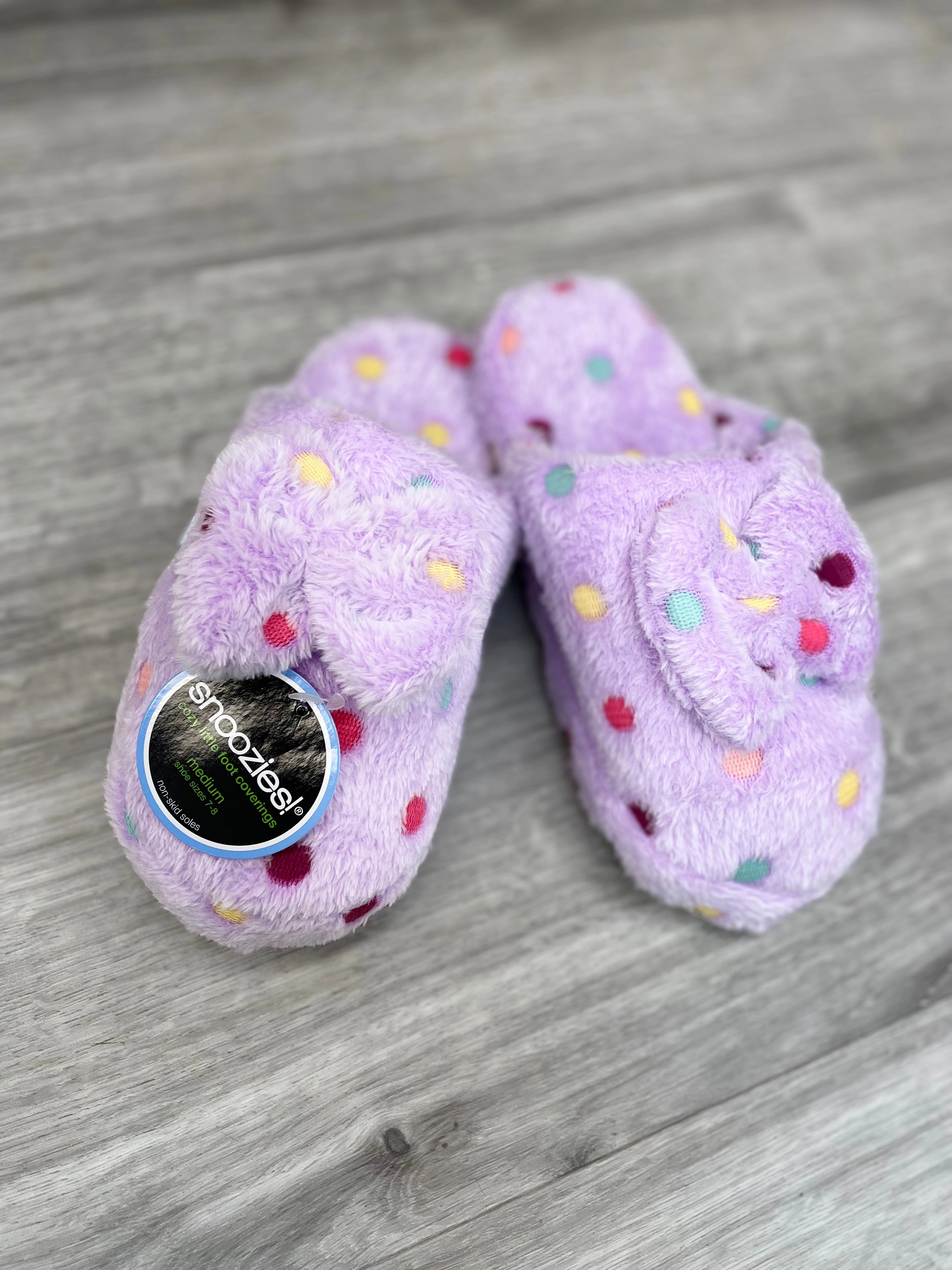 Walmart Bedroom Slippers Snoozies Hello Dottie Scuff Slippers