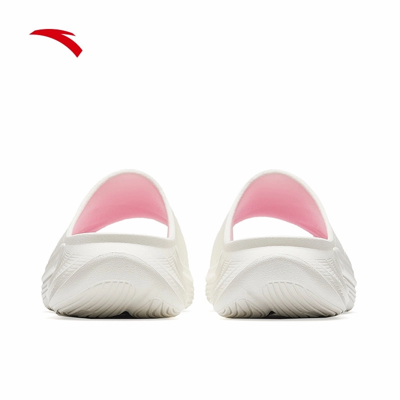 Non Slip Slippers ANTA Women Basic Slippers Slippers 1225C8528-5 -Ivory White/Lotus Pink (Selipar Perempuan)