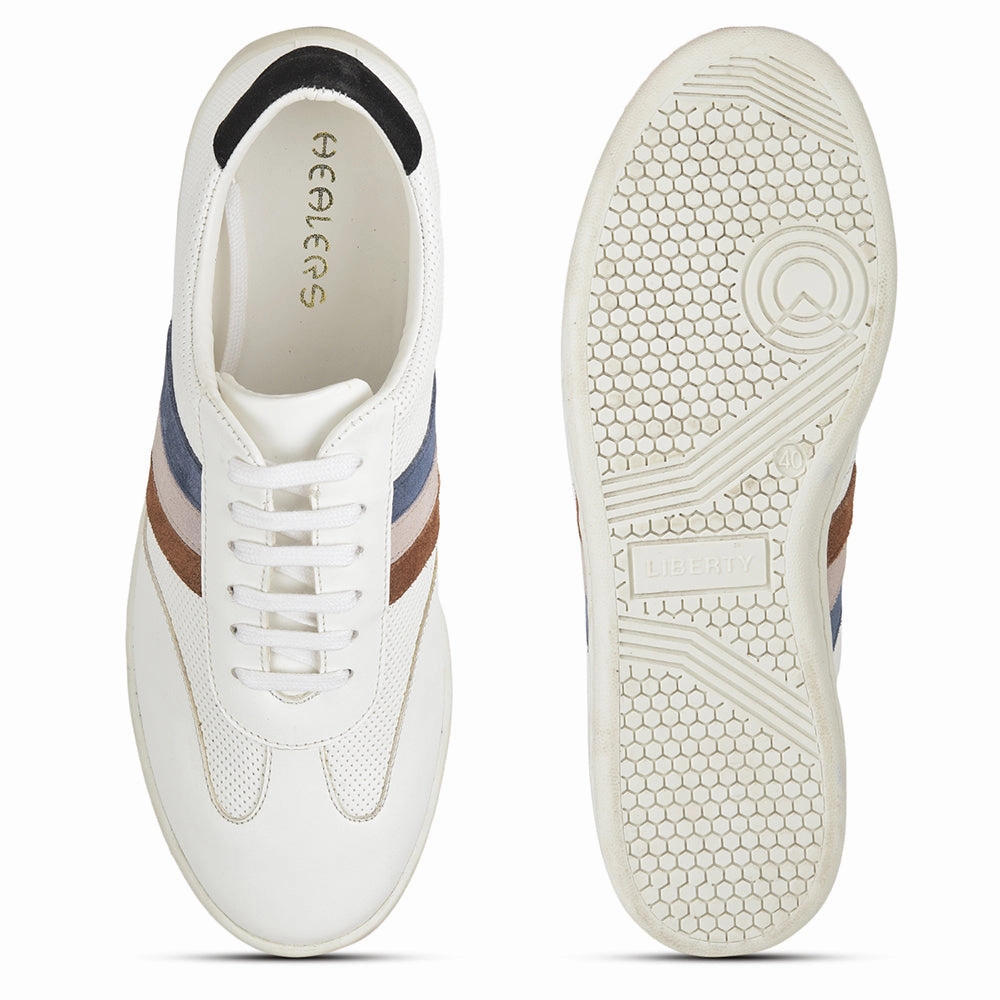 Under Armour Casual Healers Casual White Lacing Sneakers For Men SYN-45 By Liberty