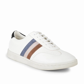 Healers Casual White Lacing Sneakers For Men SYN-45 By Liberty Vince Shoes