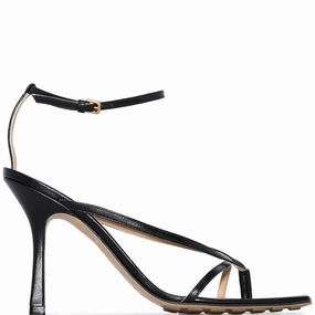 High Heels On Sale Stretch Square Sandal 90, Black