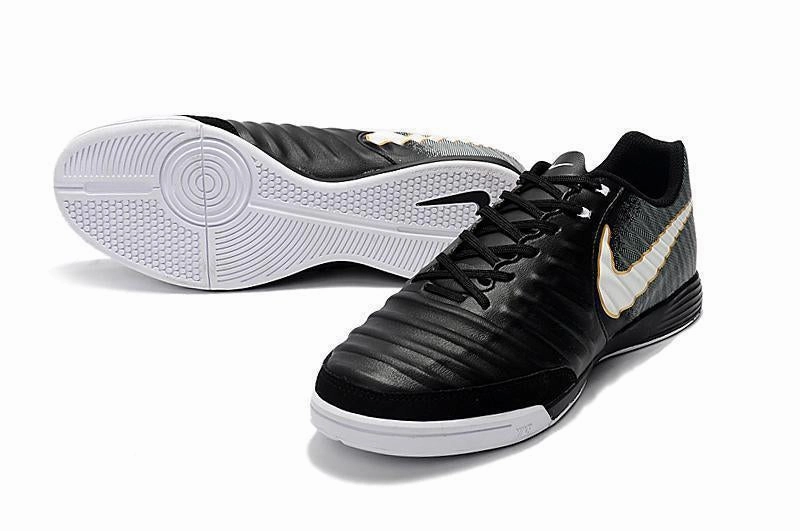 G Nike Shoes Nike TiempoX Ligera IV IC Indoor Soccer Shoes CY0037 Black/White/Black