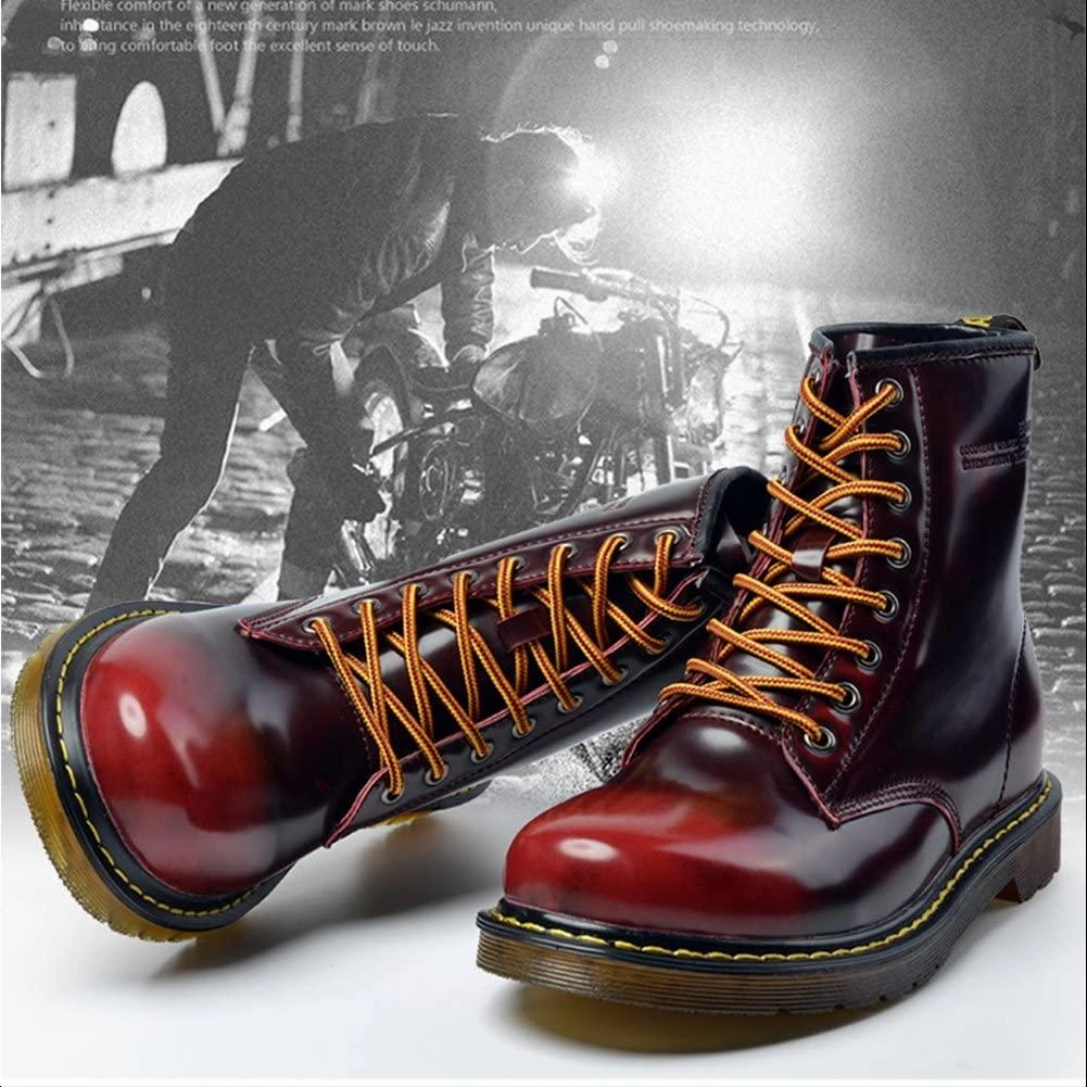 Light Waterproof Hiking Shoes NXY Men&rsquo;s Fashion Waterproof Combat Boots Lace-up Leather Oxford Chukka Ankle Boots