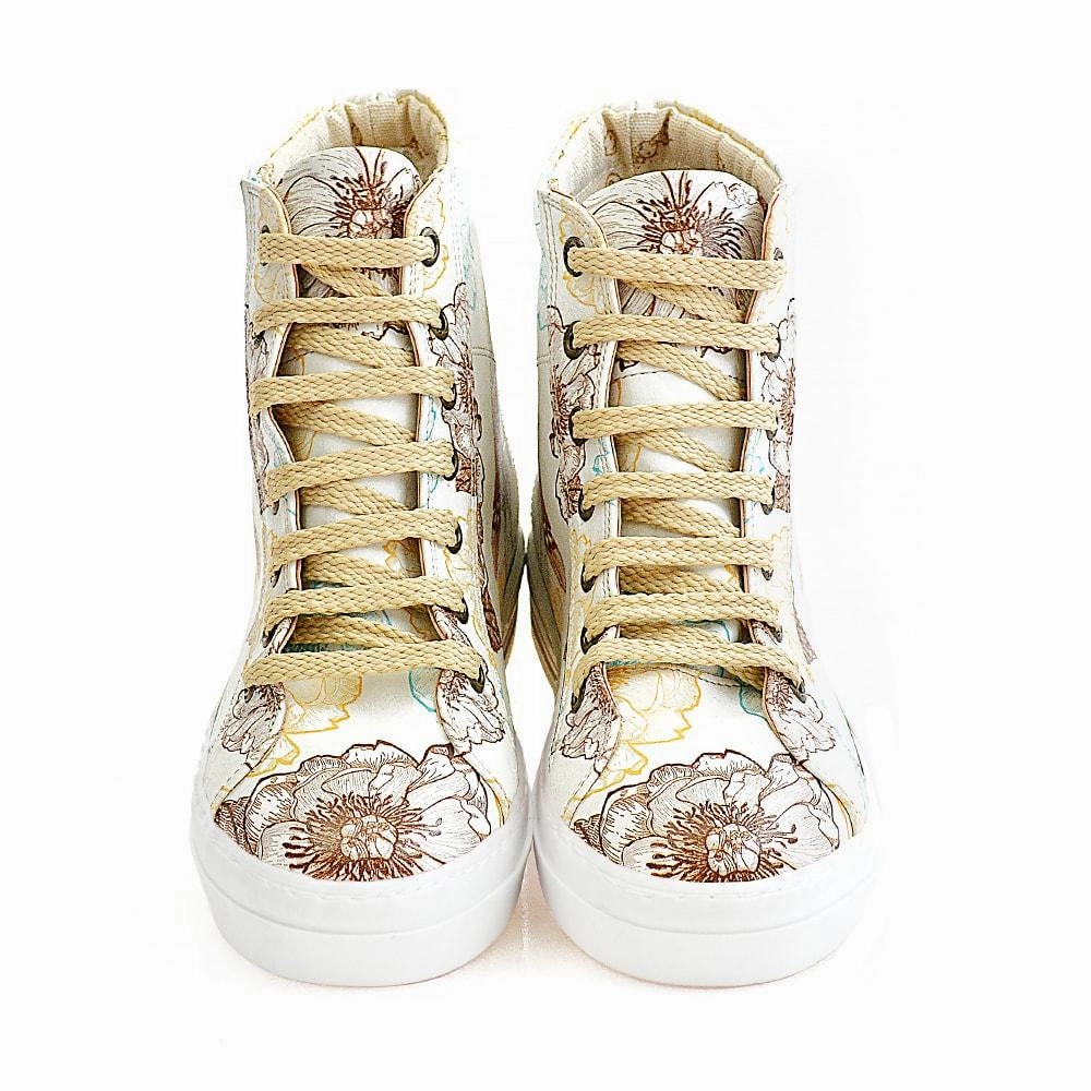 Wolverine Steel Toe Boots Flowers and Bird Sneaker Boots WCV2026