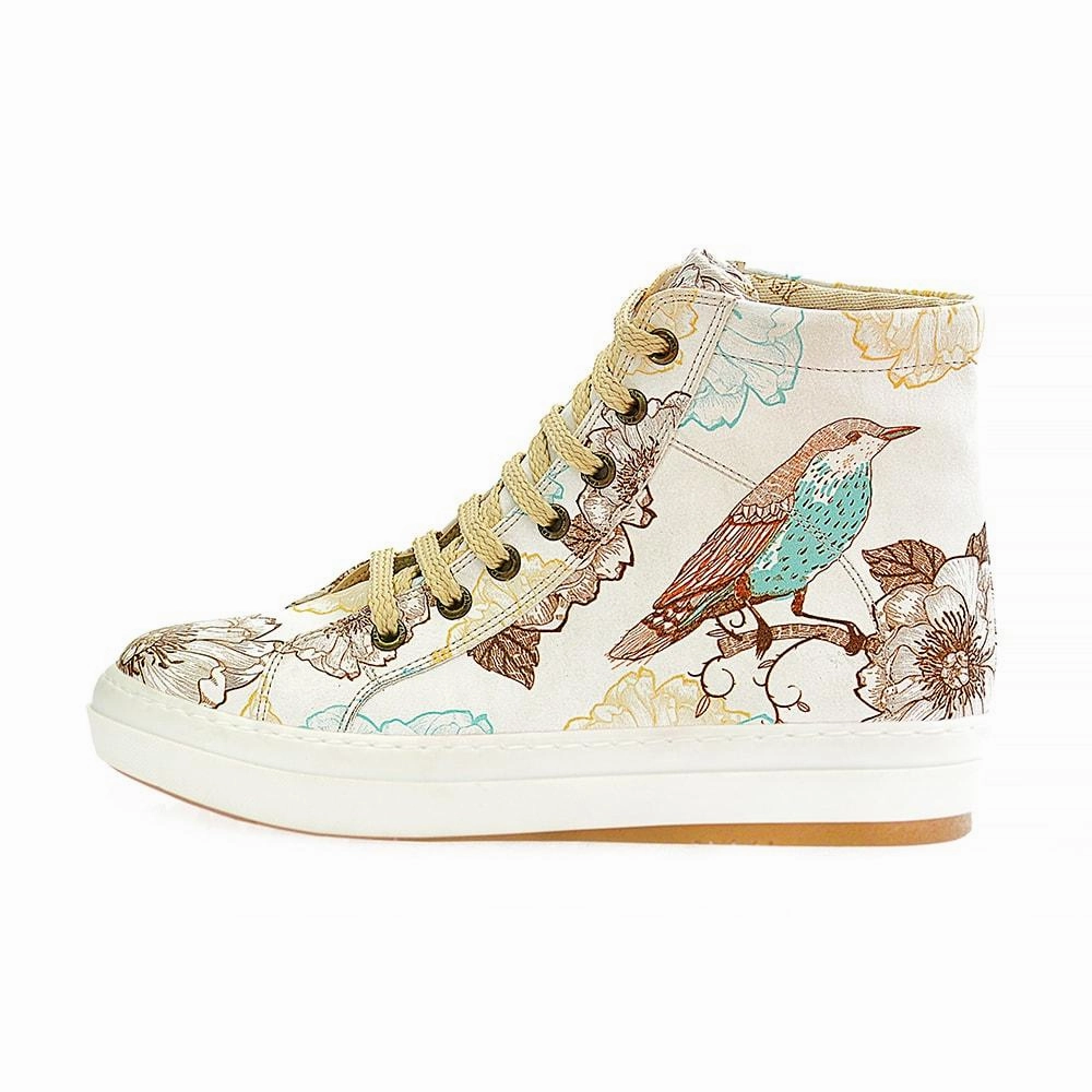 Flowers and Bird Sneaker Boots WCV2026 Bench Made Boots