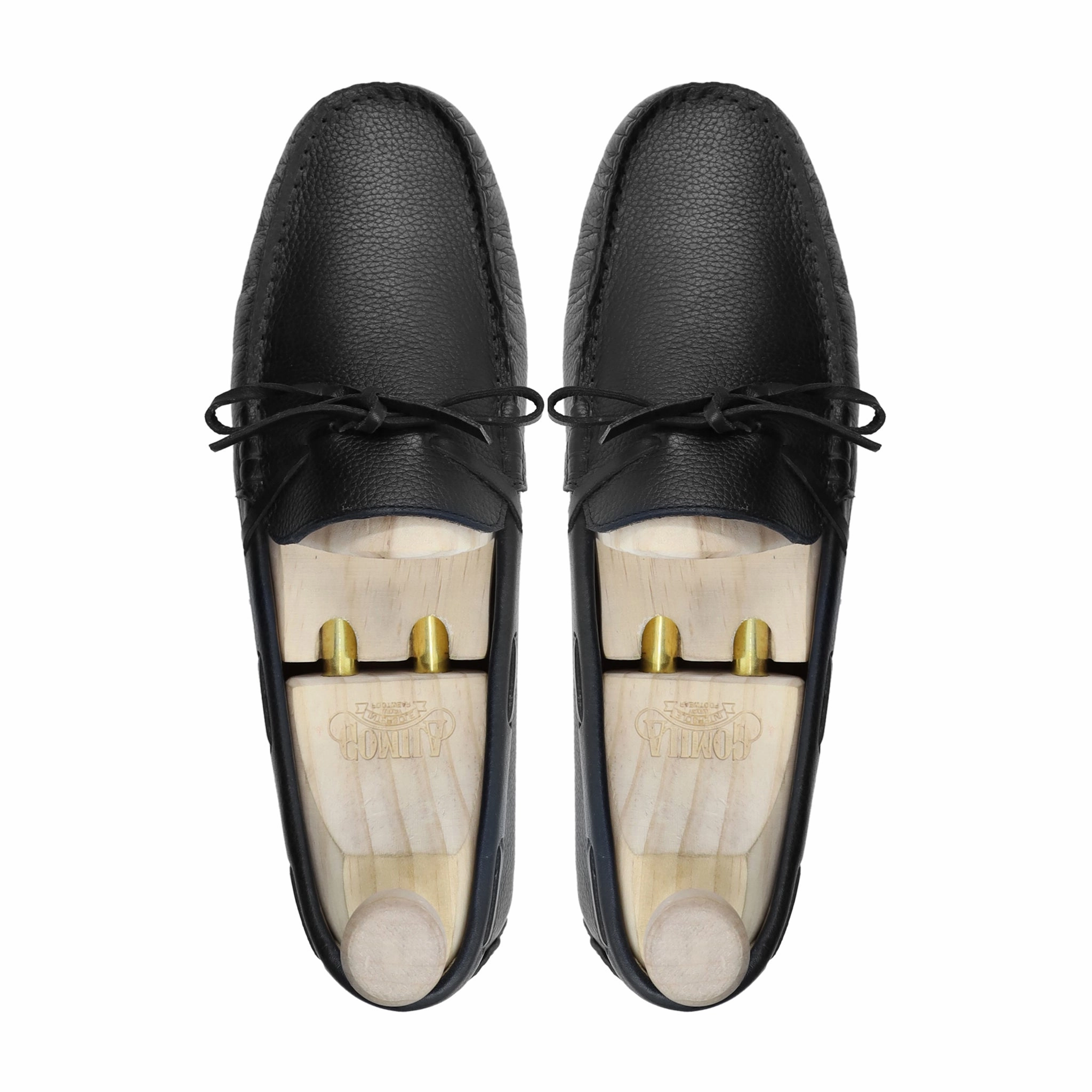 Abner - Men's Black Pebble Grain Leather Driver Shoe Five Ten Climbing Shoe Chart