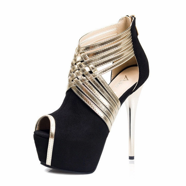High Heel Horse Shoes Stiletto sexy metal women High Heels