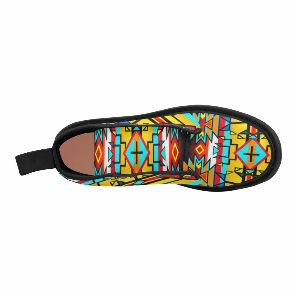 Chunky Chelsea Boots Force of Nature Twister Boots for Women (Black)