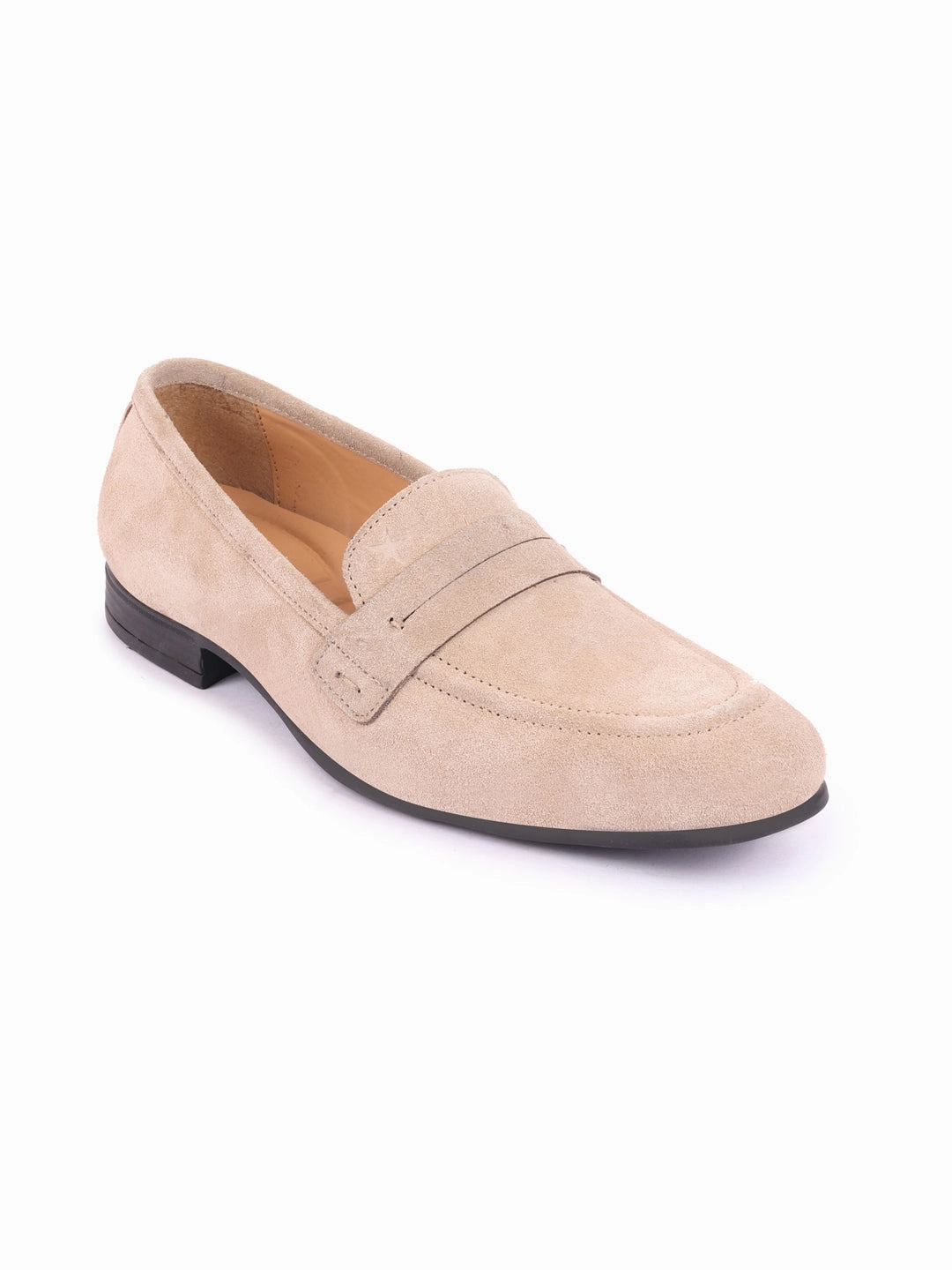 Men Camel Suede Leather Outdoor Penny Loafer Shoes Jordan Retro Mid Casual Shoes