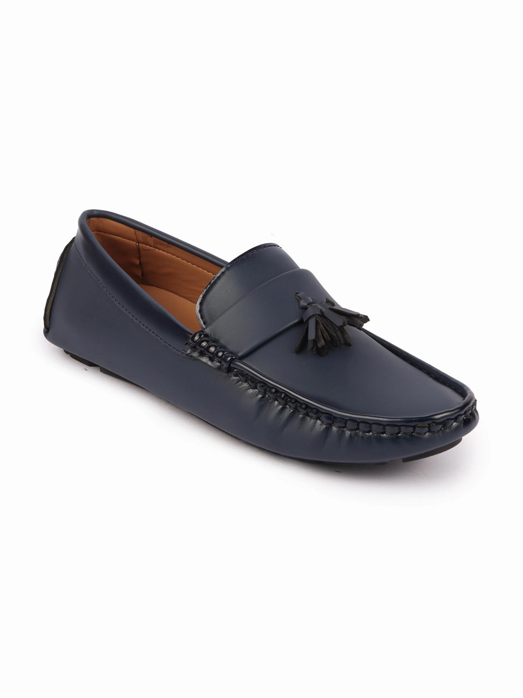 Best Winter Casual Shoes Men Blue Driving Outdoor Tassel Loafer and Moccasin Shoes