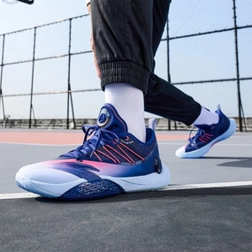 ANTA Men SKYLINE 2 Basketball Shoes - 1124A1107-2 - Signal Blue (Kasut Bola Keranjang) Best Badminton Shoes For Heavy Players