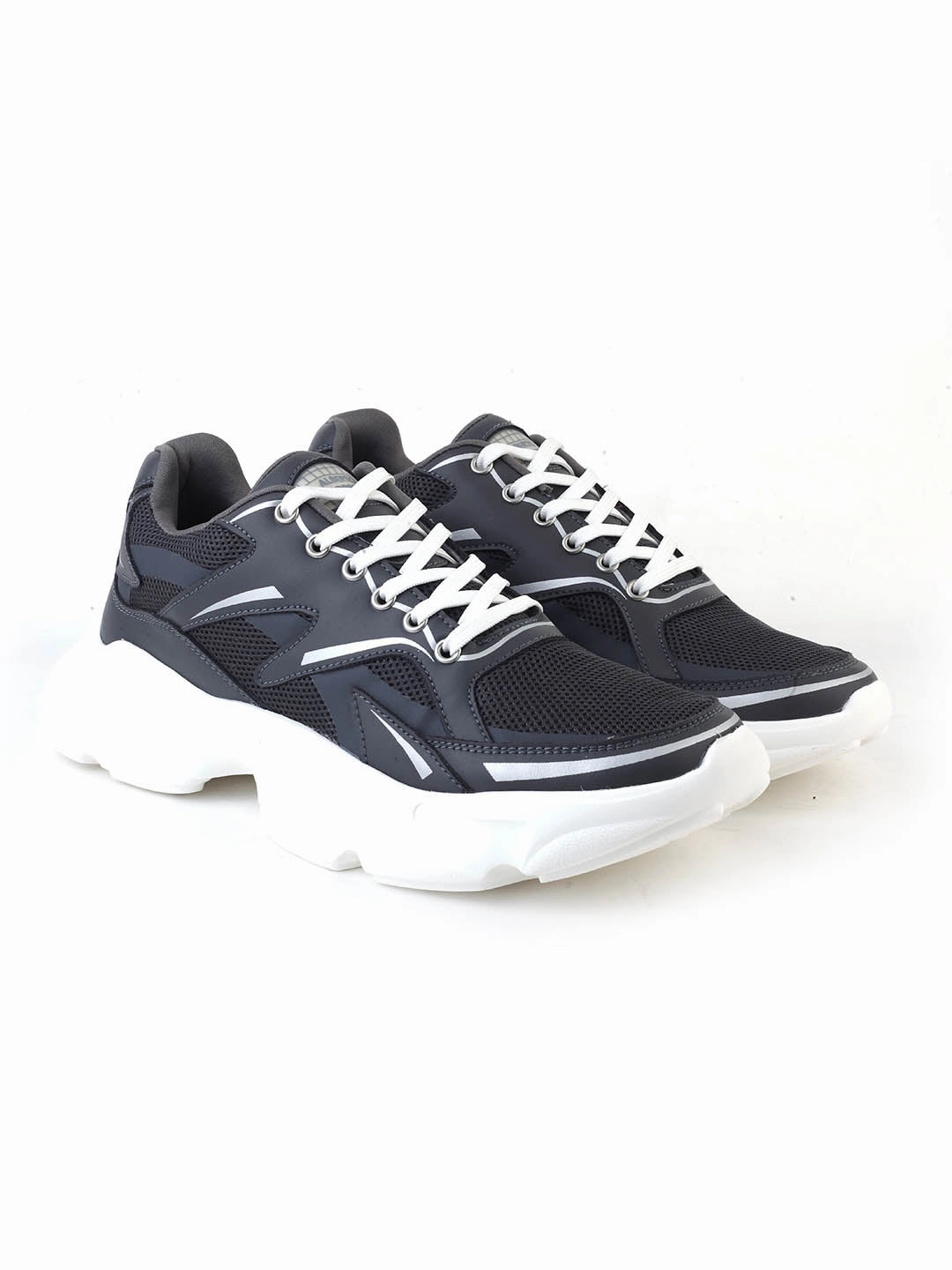 Shoes For Road Running Alberto Torresi Grey Laceup Sports Shoes
