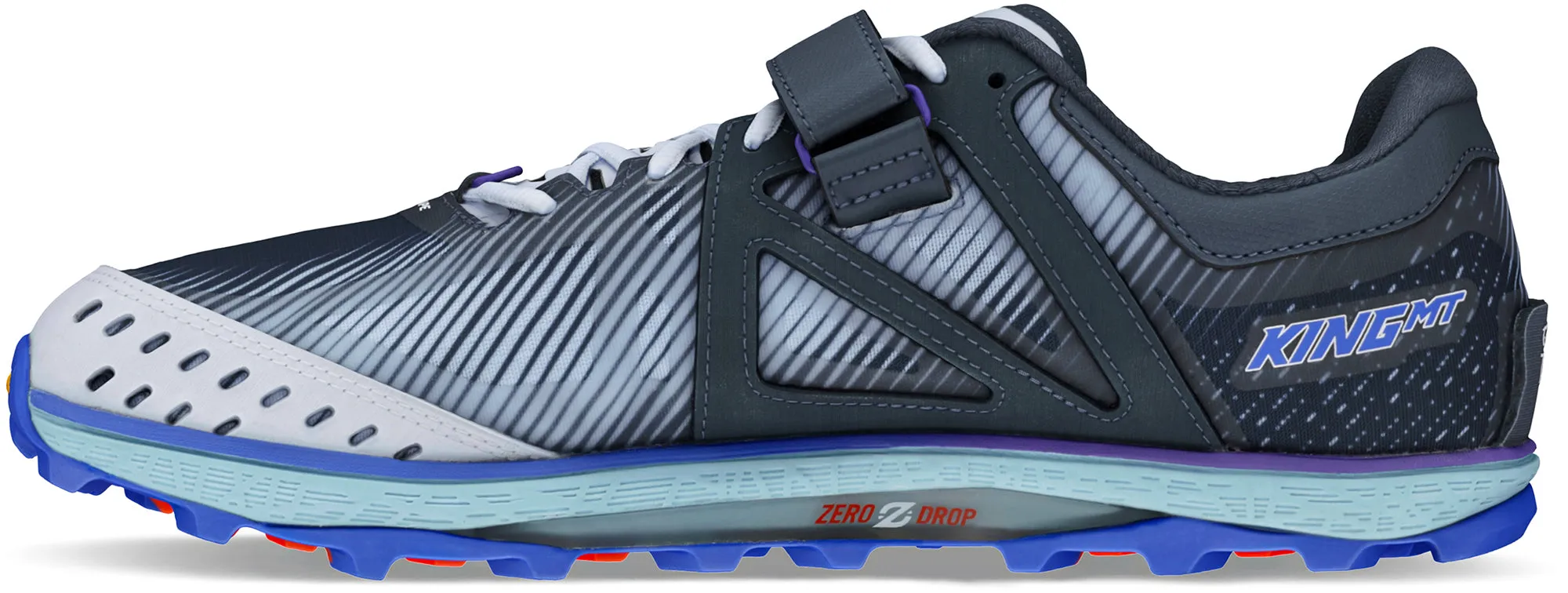 Best Traction Running Shoes Altra King MT Mens Trail Running Shoes - Blue