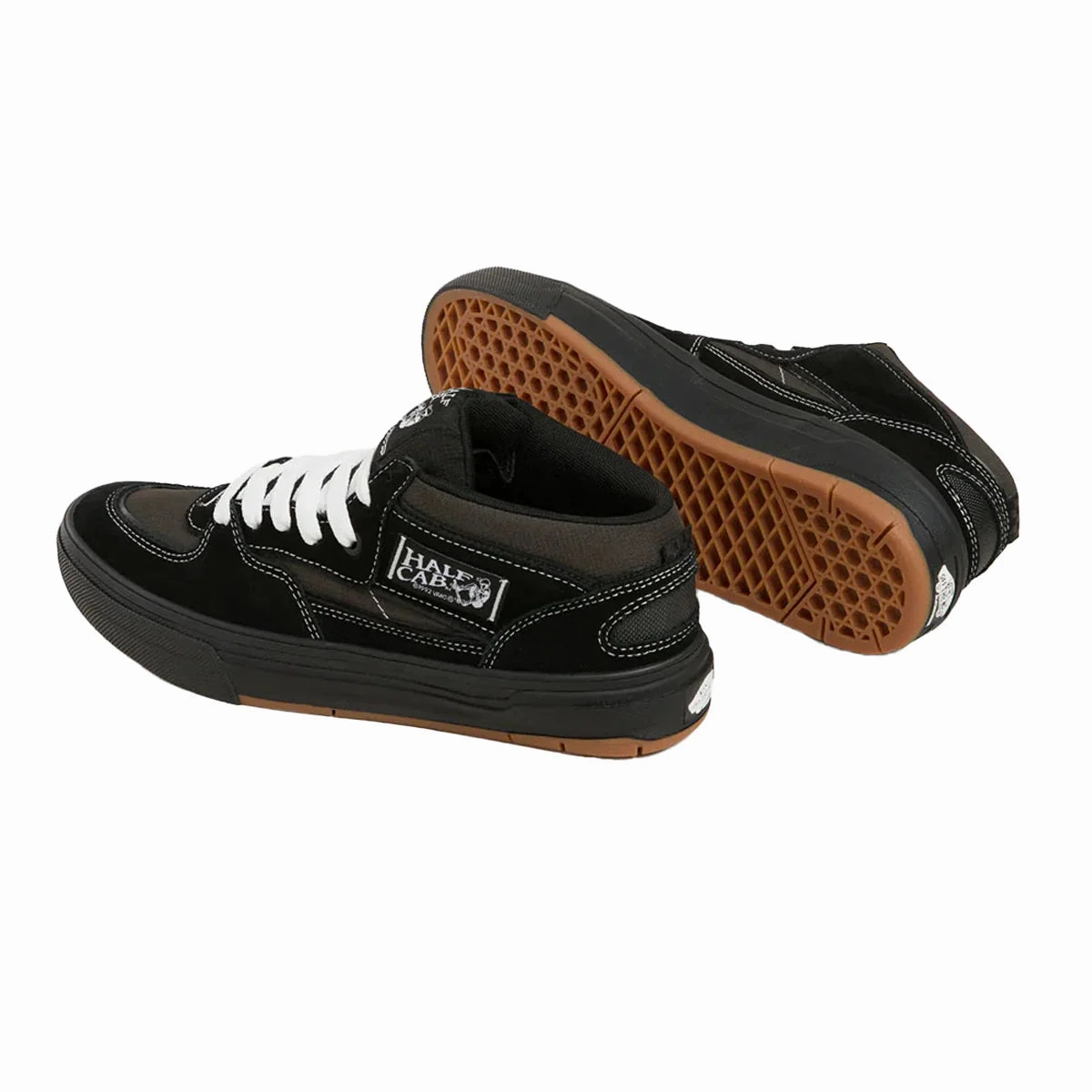 Skate Shoes 2000s Vans - Skate Half Cab Wafflecup (Black/Asphalt)