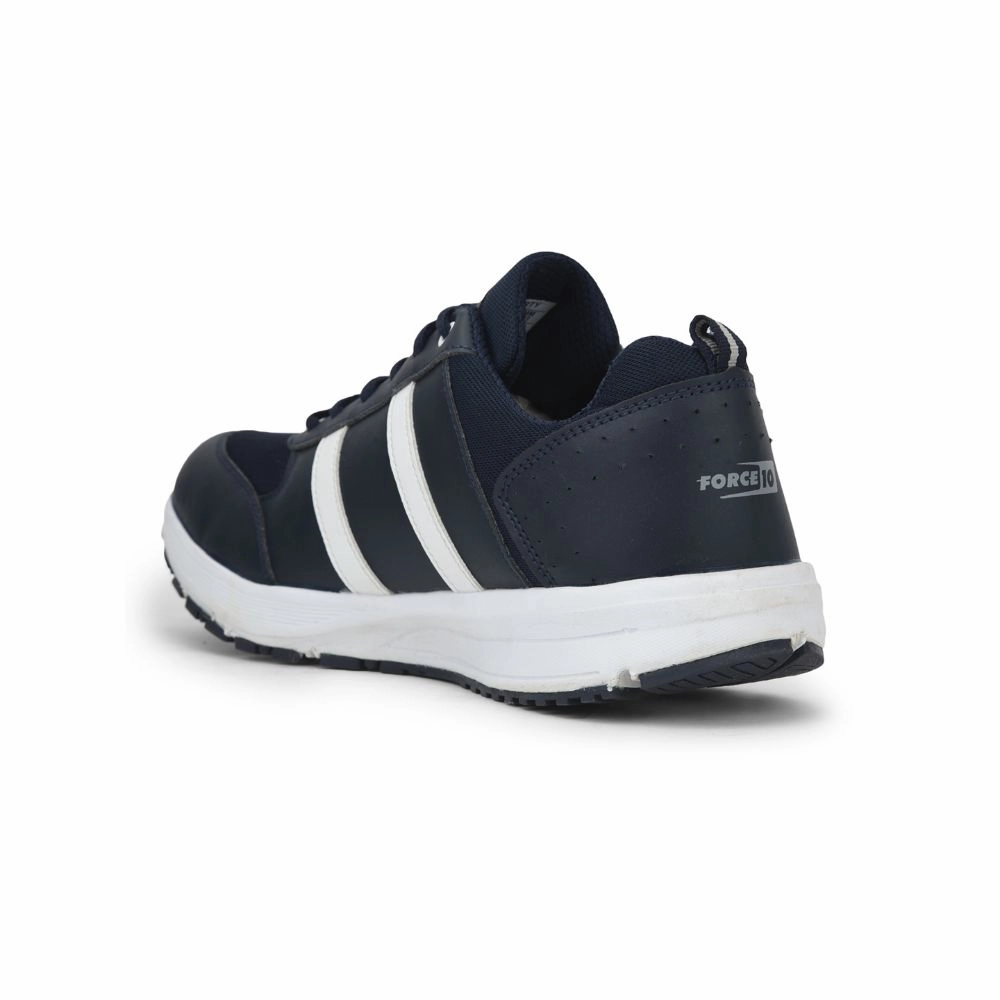 Force 10 Sports Lacing Shoes For Men (N.Blue) LB46-SNE By Liberty Best Walking And Running Shoes