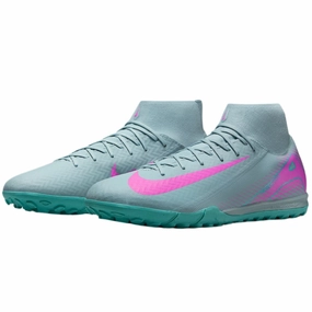 Shoe Slides Nike Nike Zoom Superfly 10 Academy TF Turf Soccer Shoes (Ocean Cube/Pink Blast)