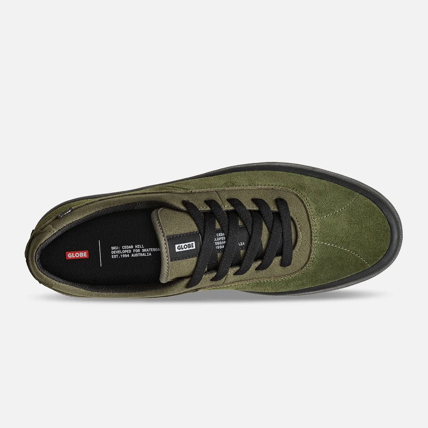 Globe Skateboard Shoes Melbek Olive/Black Popular Skate Shoes