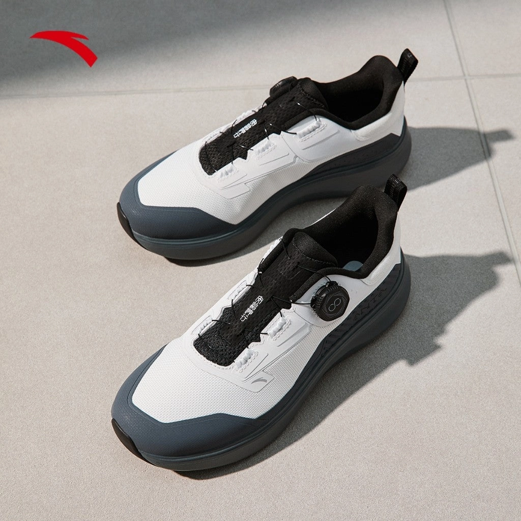 Barefoot Badminton Shoes ANTA Men EBUFFER PRO Cross Training Shoes 1125A7711-4 -Sand Grey/Grey (Kasut Sukan Lelaki)