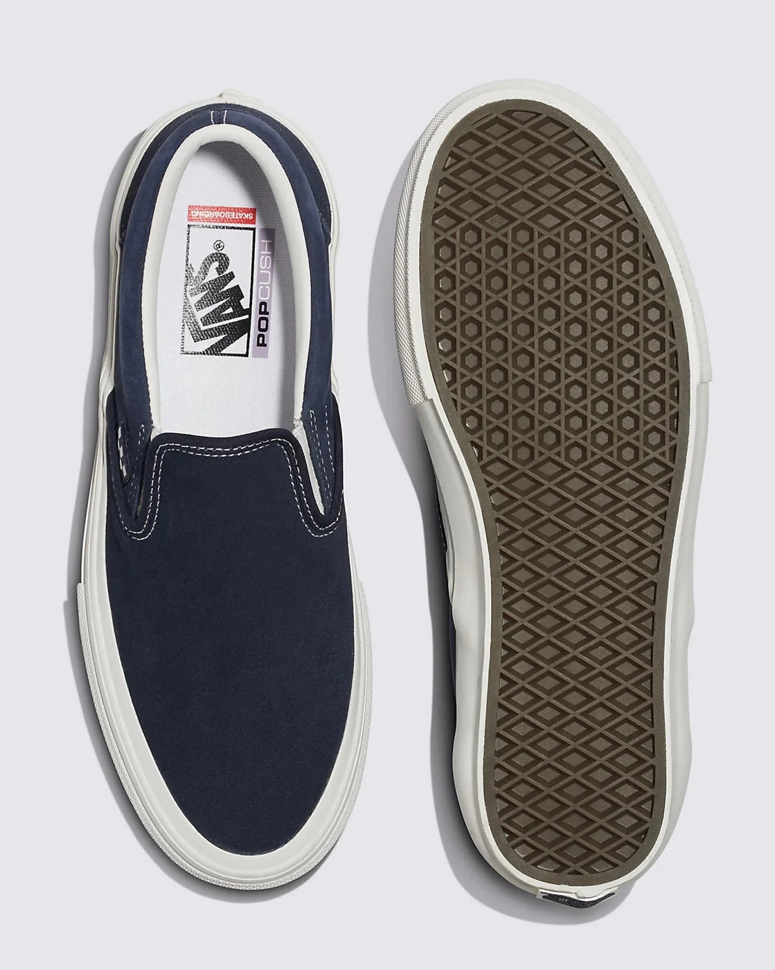 Vans Skate Slip-On Wrapped Shoe-Deep Navy/Vintage White Shoes That Transform Into Roller Skates