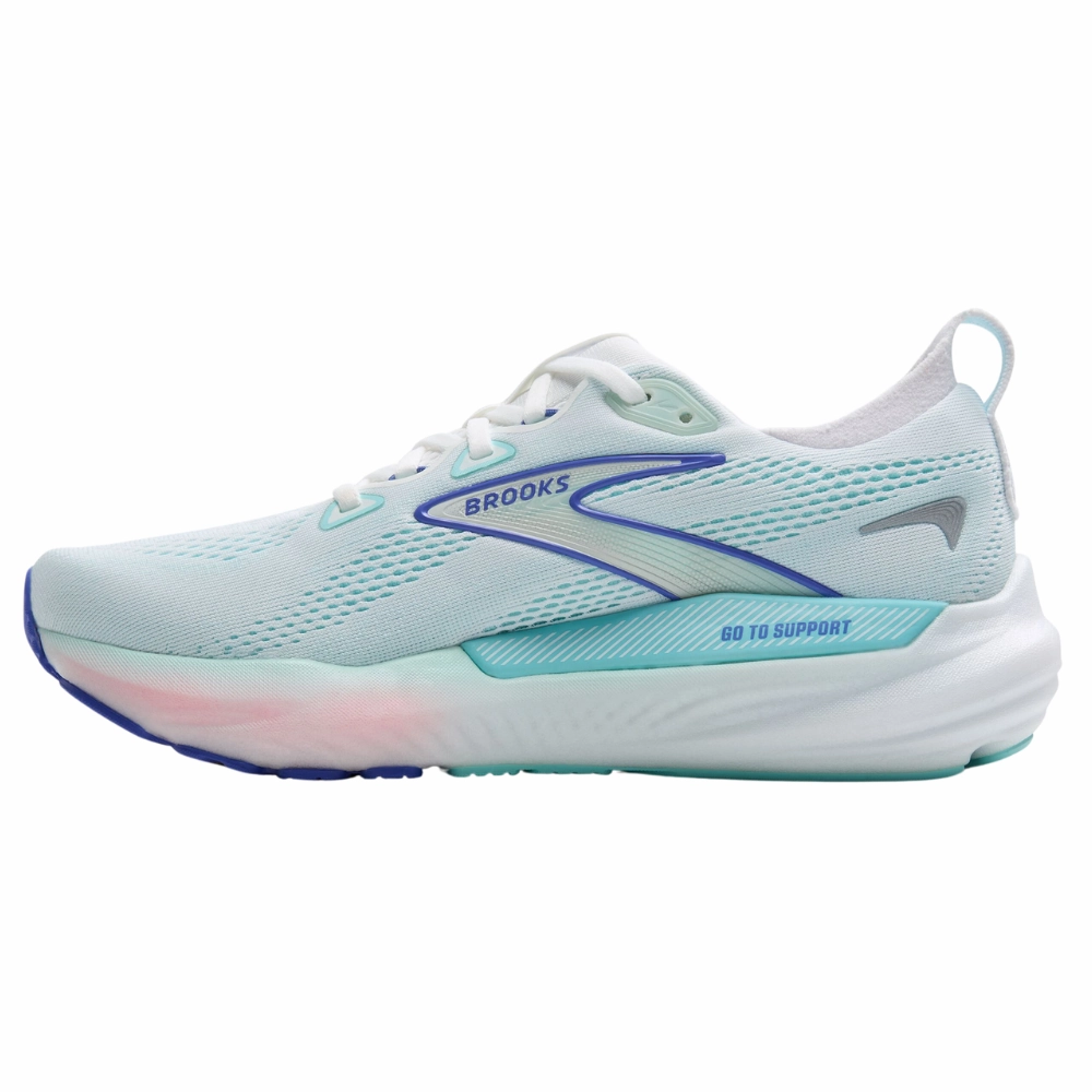 Brooks Glycerin GTS 22 White/Limpet Shell/Amparo Blue Running Shoe (Women's)