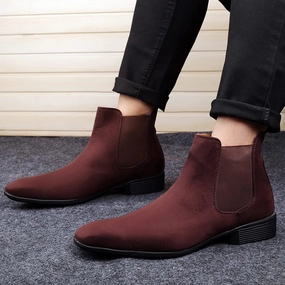 Resole Asolo Hiking Boots New Arrival Latest Suede Material Brown Casual Chelsea Boots For Men-JonasParamount